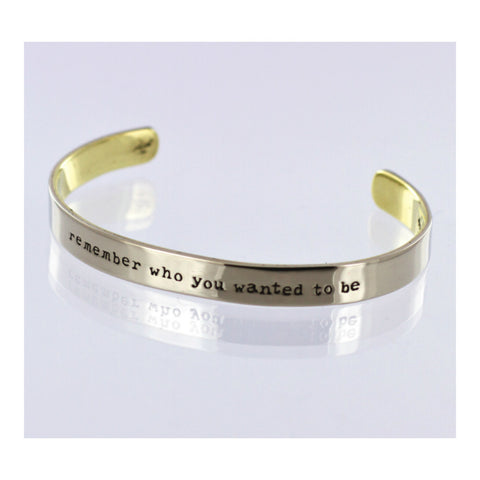 Buy Annamate Inspirational Quote Bar Bracelet Engraved Message Bracelets, Cuff  Bracelets, Women Jewelry (A True Friendship is a Journey Without an end -  Rose Gold) Online at desertcartINDIA