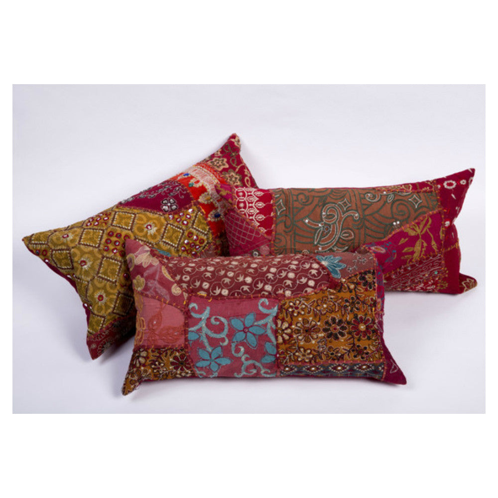 Color Splash Embroidered Pillow | VALOOSA